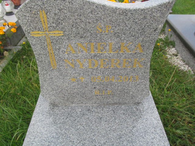 Aniela Róża Nyderek 2013 Tychy Cielmice - Grobonet - Wyszukiwarka osób pochowanych