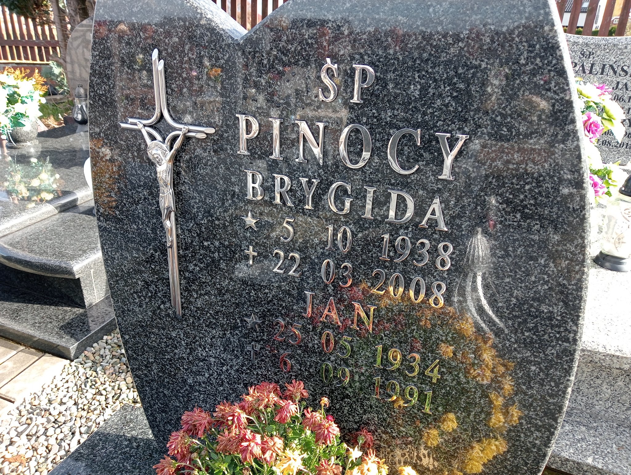 Jan Pinocy 1934 Tychy Cielmice - Grobonet - Wyszukiwarka osób pochowanych