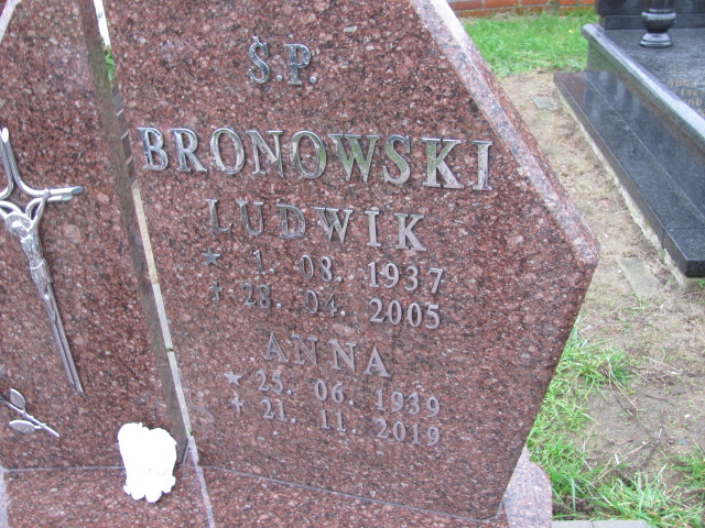 Anna Bronowska 1939 Tychy Cielmice - Grobonet - Wyszukiwarka osób pochowanych